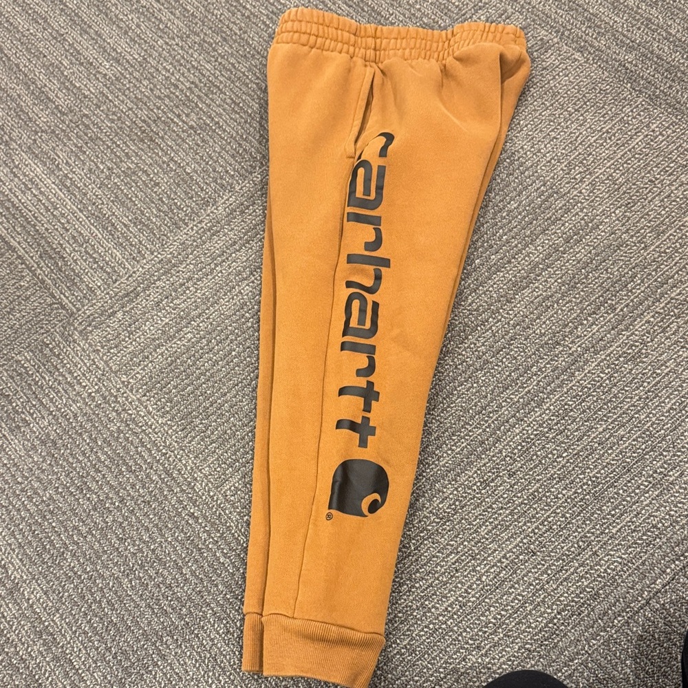 Carhartt Kids Amber/Brown Logo Sweatpants